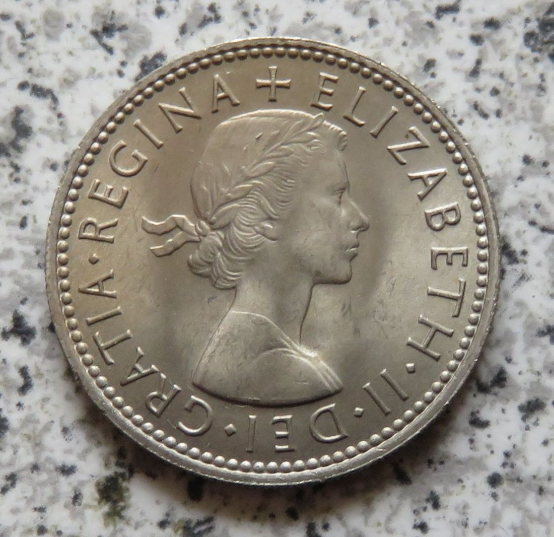  Großbritannien 1 Shilling 1965, Englisch, Erhaltung   