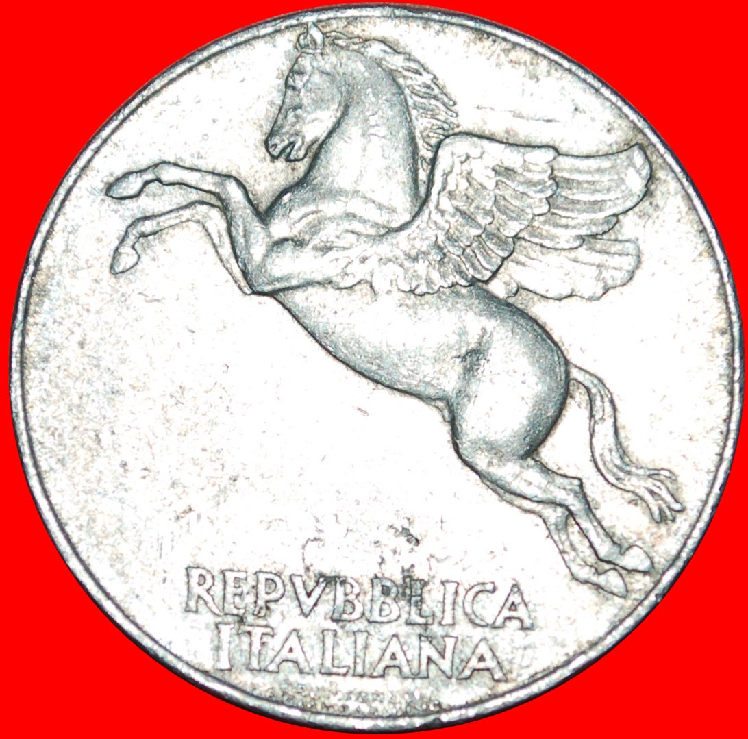  * PEGASUS (1946-1950):  ITALY ★ 10 LIRAS 1950R!!! LOW START ★ NO RESERVE!   