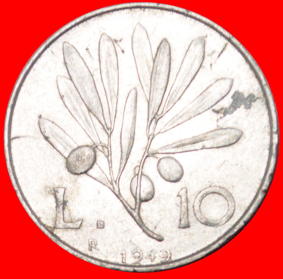  Ⰶ PEGASUS (1946-1950):  ITALY ★ 10 LIRAS 1949R!!! LOW START ★ NO RESERVE!   