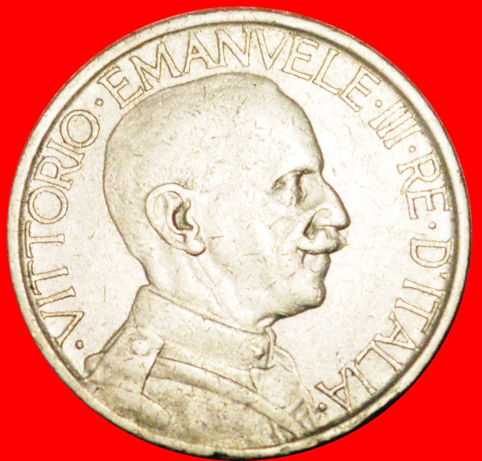  Ⰶ LION (1923-1935): ITALY ★ 2 LIRAS 1924R! VICTOR EMMANUEL III (1900-1946)!★LOW START ★ NO RESERVE!   
