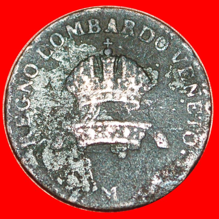 Ⰶ LOMBARDO-VENETIEN: ITALIEN ★ 1 CENTESIMO 1822M!★OHNE VORBEHALT!