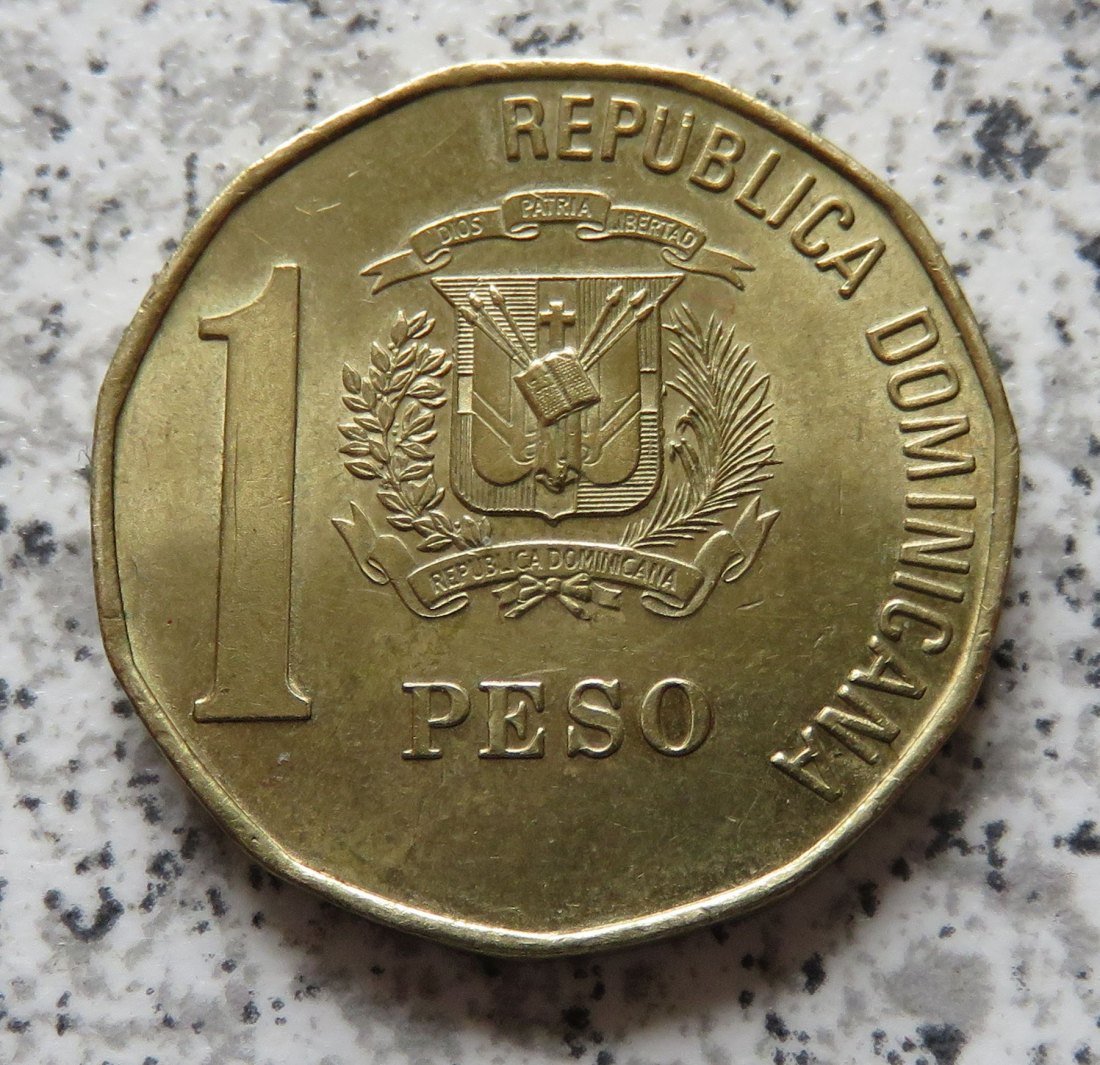  Dominikanische Republik 1 Peso 2002   