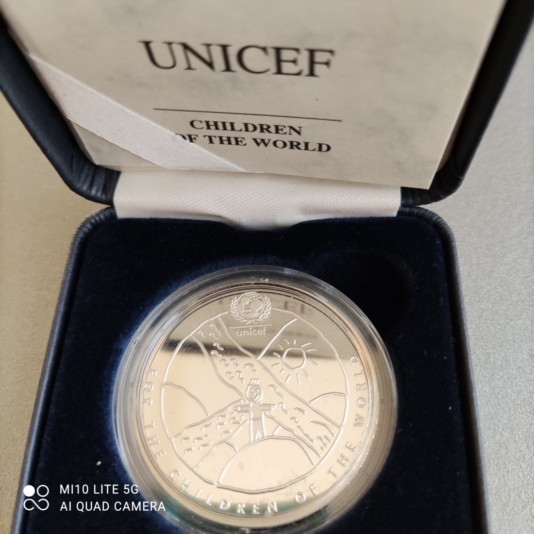  Lettland 1 Lats 2000 Silber proof pp UNICEF Children of the World   