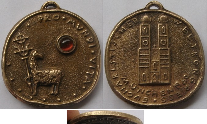  1960, Germany, commemorative medal: Eucharistic World Congress Munich   