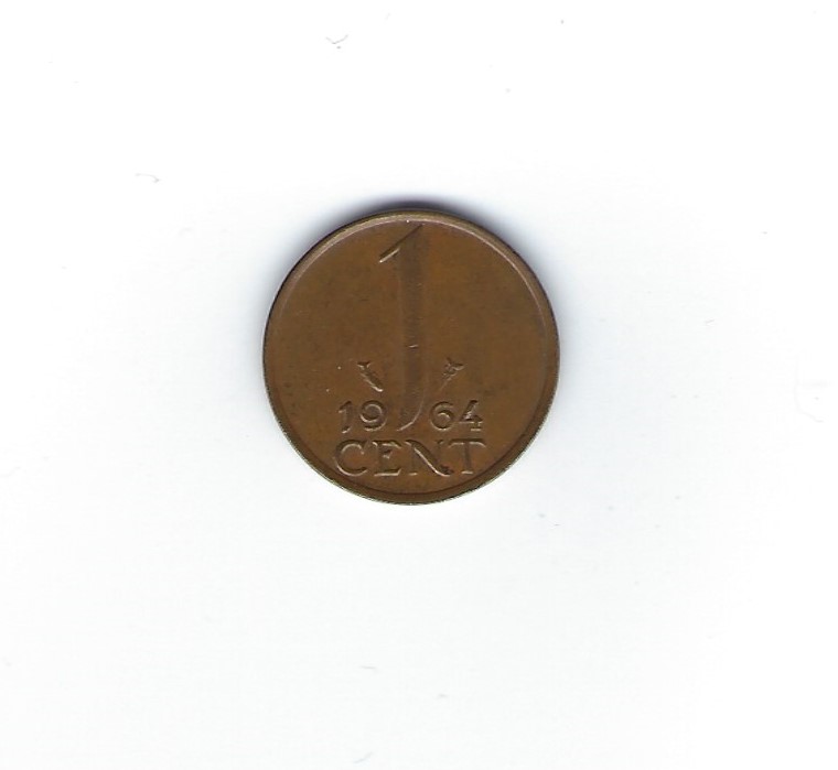 Niederlande 1 Cent 1964   