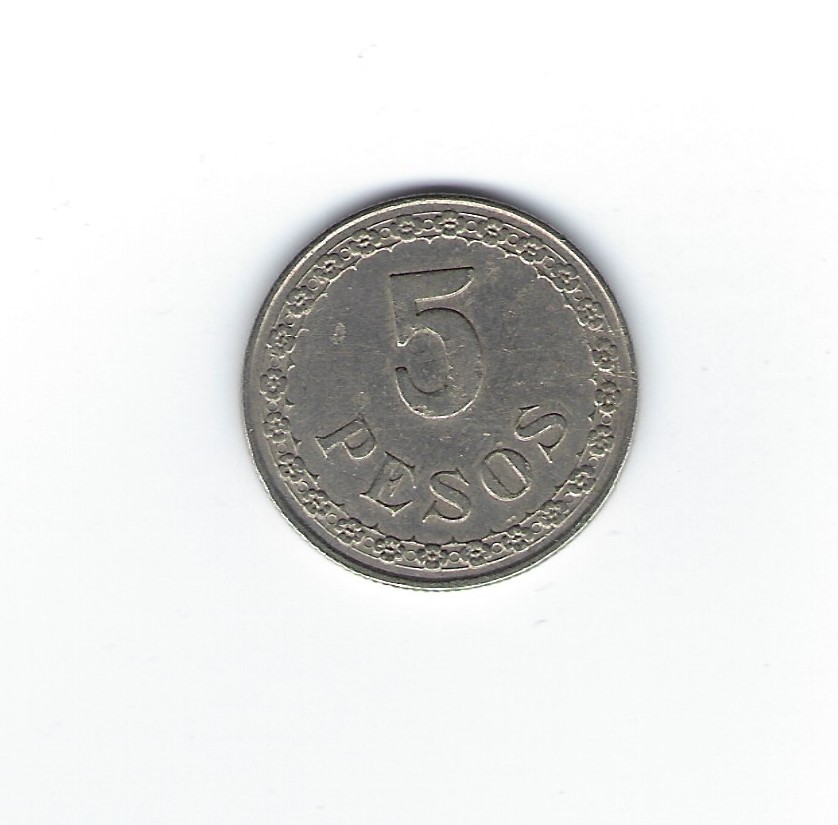  Paraguay 5 Pesos 1939   