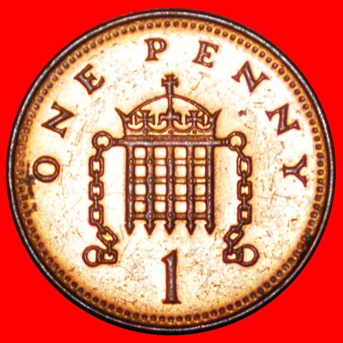  * PORTCULLIS: UNITED KINGDOM ★ 1 PENNY 2004 MINT LUSTRE! LOW START★ NO RESERVE!   