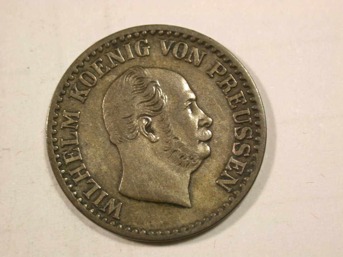  G11  Preussen  1 Silbergroschen 1869 A in ss+  Originalbilder   