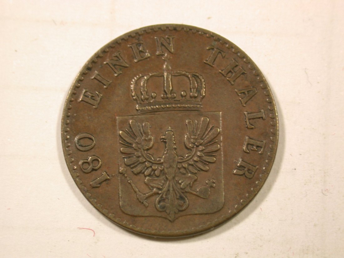  G11  Preussen  2 Pfennig 1848 D in ss/ss+   Originalbilder   