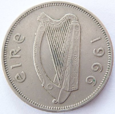  IRLAND IRELAND 1 Florin 1966 K-N ss+   