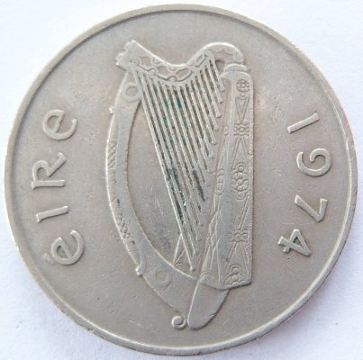  IRLAND IRELAND 10 Pence 1974 K-N ss+   