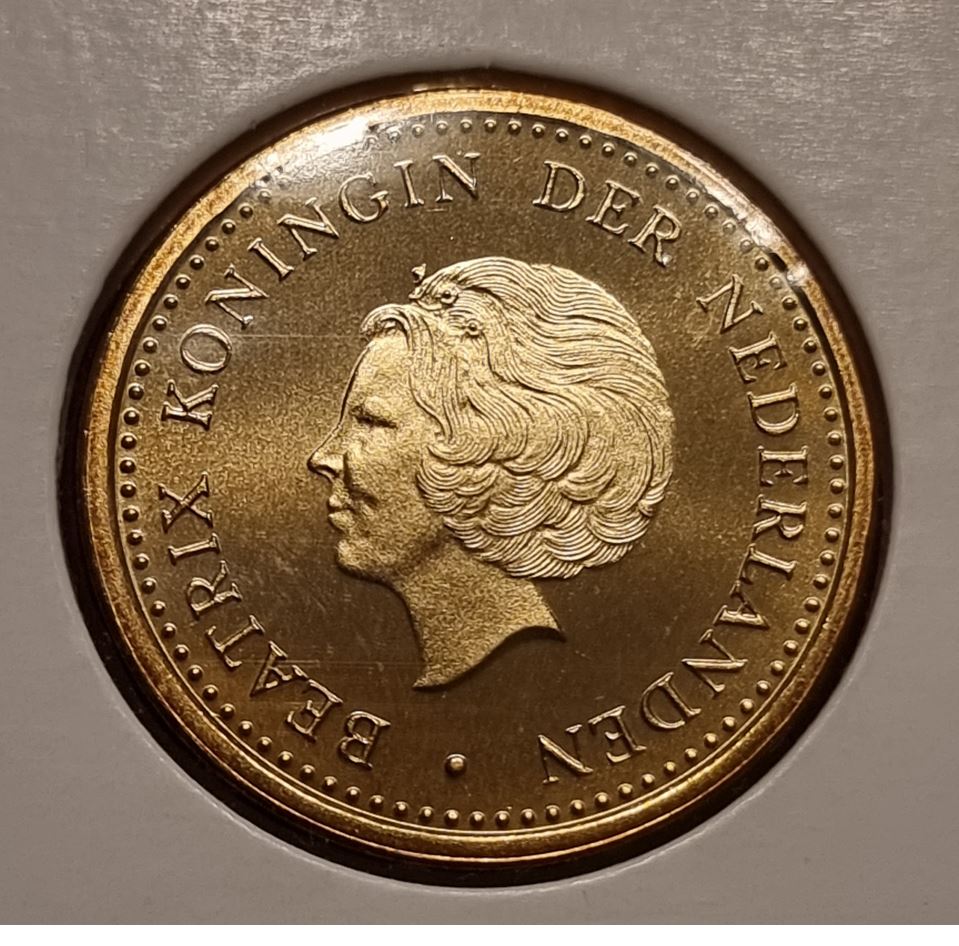  15153(1) 1 Gulden (Niederländische Antillen) 1998 (RAR!!) in UNC .................. von Berlin_coins   
