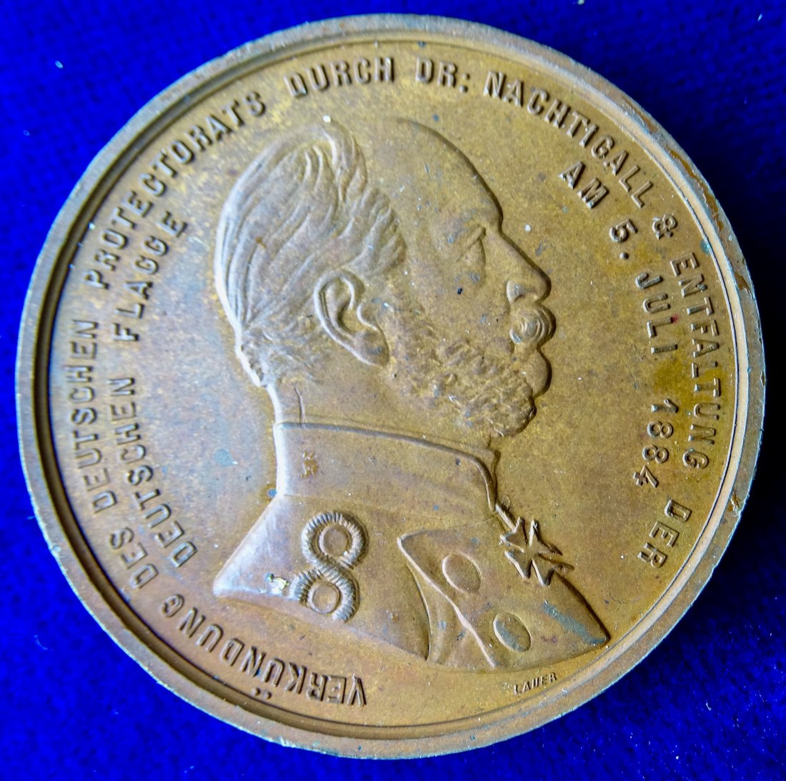  Deutsch-Südwest-Afrika Medaille 1884 Gründung von Lüderitz-Land   