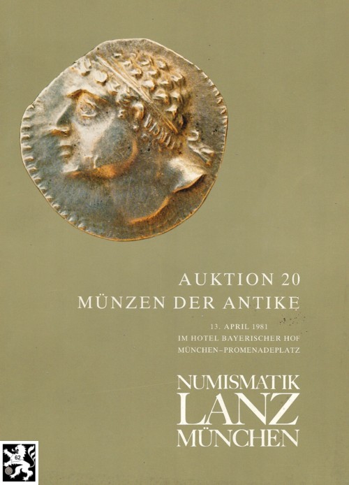  Lanz ( München ) Auktion 20 (1981) ANTIKE - Römische Republik & Kaiserzeit ,Griechen ,Kelten ,Byzanz   