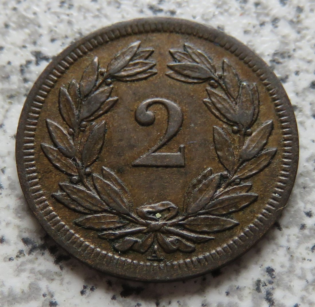 Schweiz 2 Rappen 1851 A   