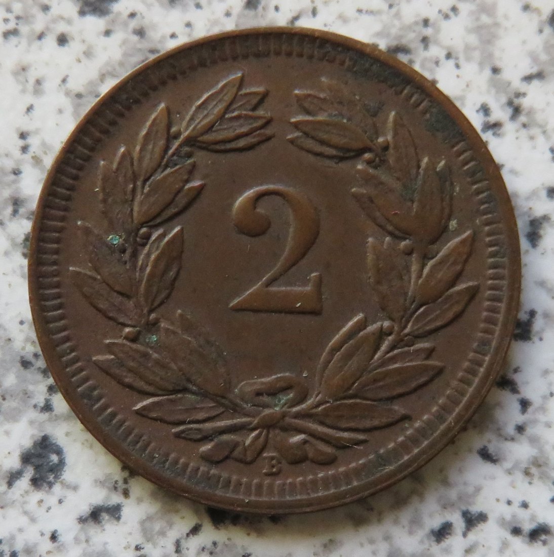  Schweiz 2 Rappen 1900   