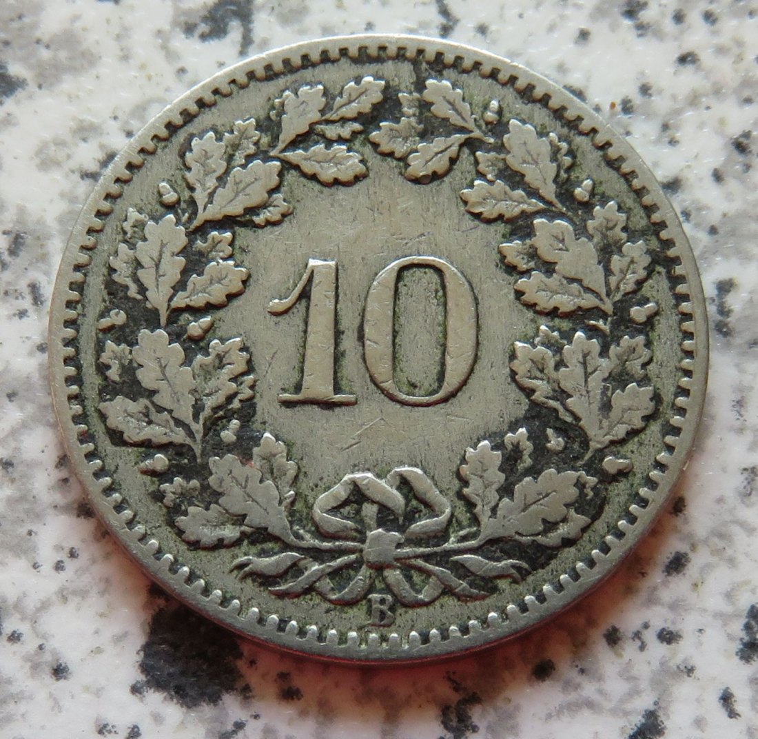  Schweiz 10 Rappen 1881   