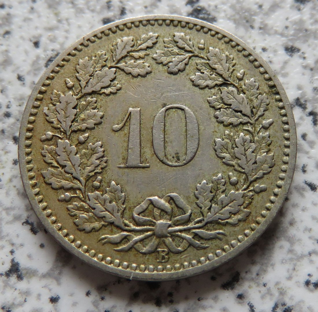  Schweiz 10 Rappen 1885   