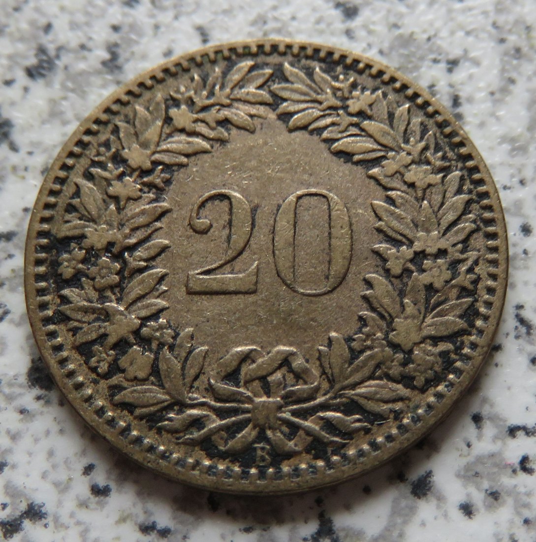  Schweiz 20 Rappen 1859 (2)   