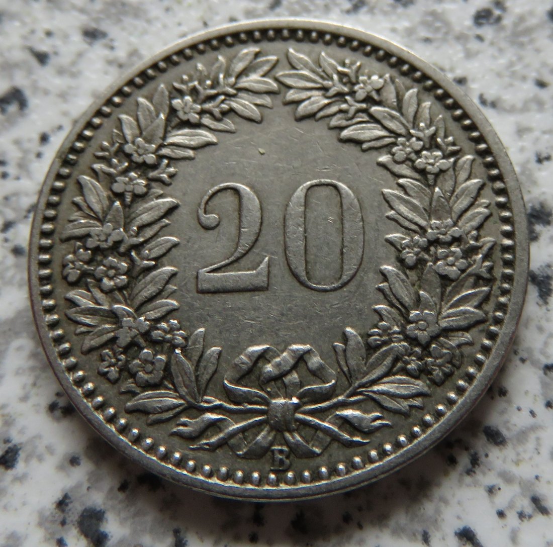  Schweiz 20 Rappen 1899   