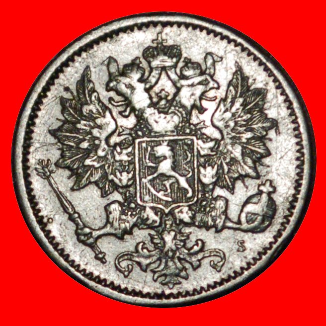  * VERÖFFENTLICHT WERDEN: FINNLAND (russland, künftig die UdSSR) ★25 PFENNIG 1872★OHNE VORBEHALT!   