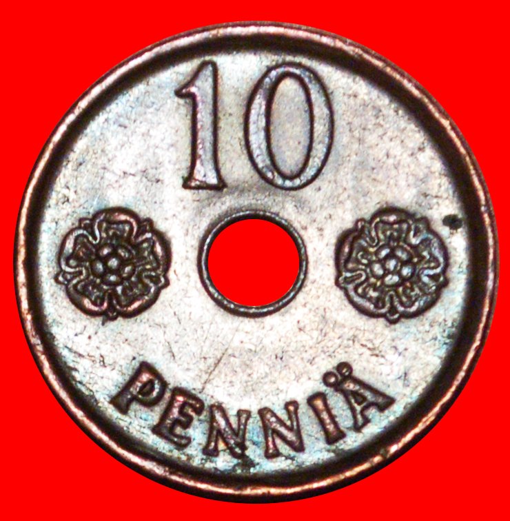  * KRIEGSZEIT (1939-1945): FINNLAND ★ 10 PFENNIG 1941!★OHNE VORBEHALT   