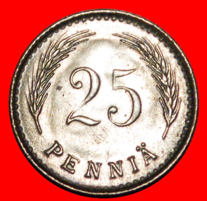  * GREAT BRITAIN: FINLAND ★ 25 PENCE 1921H MINT LUSTRE! ★LOW START ★ NO RESERVE!   