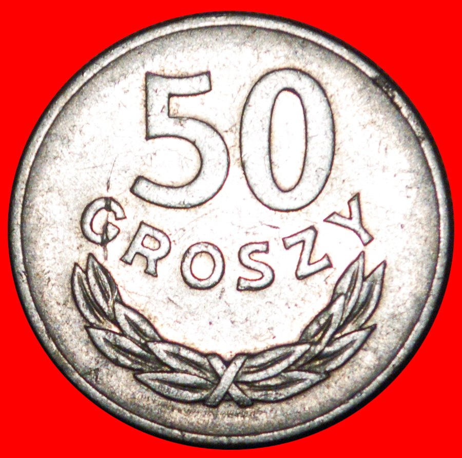  * SOCIALIST STARS ON EAGLE: POLAND ★ 50 GROSZES 1949! ★LOW START ★ NO RESERVE!   
