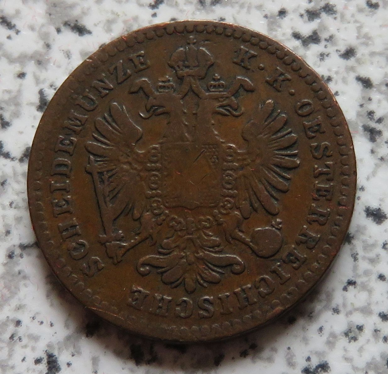  Österreich K & K 1 Kreuzer 1859 A   