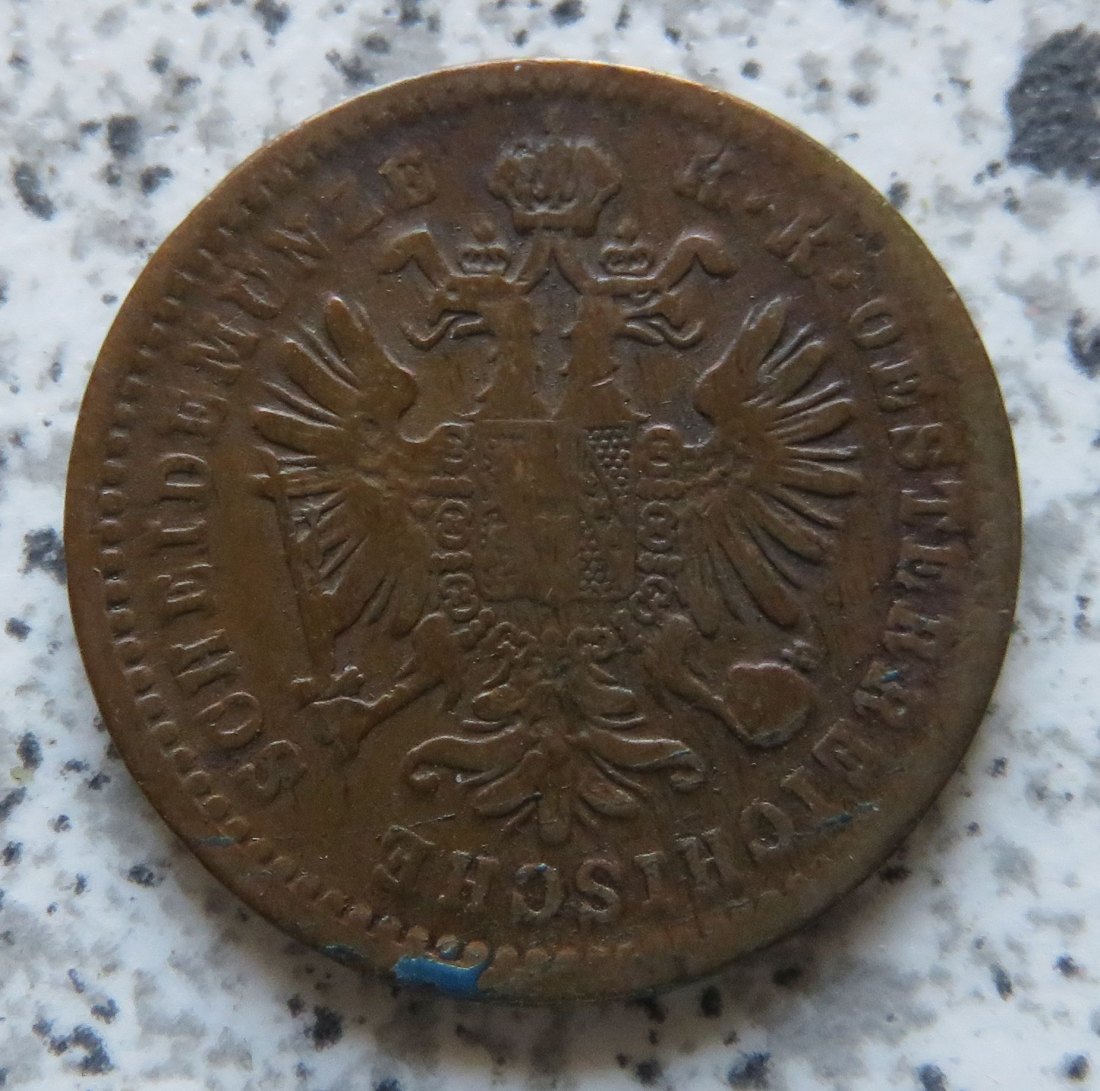  Österreich K & K 1 Kreuzer 1879   