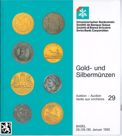  Schweizerischer Bankverein (Basel) Auktion 29 (1992) Spezial-Sammlungen Dänemark ,Norwegen ,Portugal   