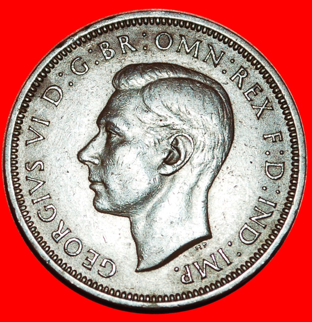  * SHIP: UNITED KINGDOM★ HALF PENNY 1939! GEORGE VI (1937-1952) GREAT BRITAIN  LOW START★ NO RESERVE!   