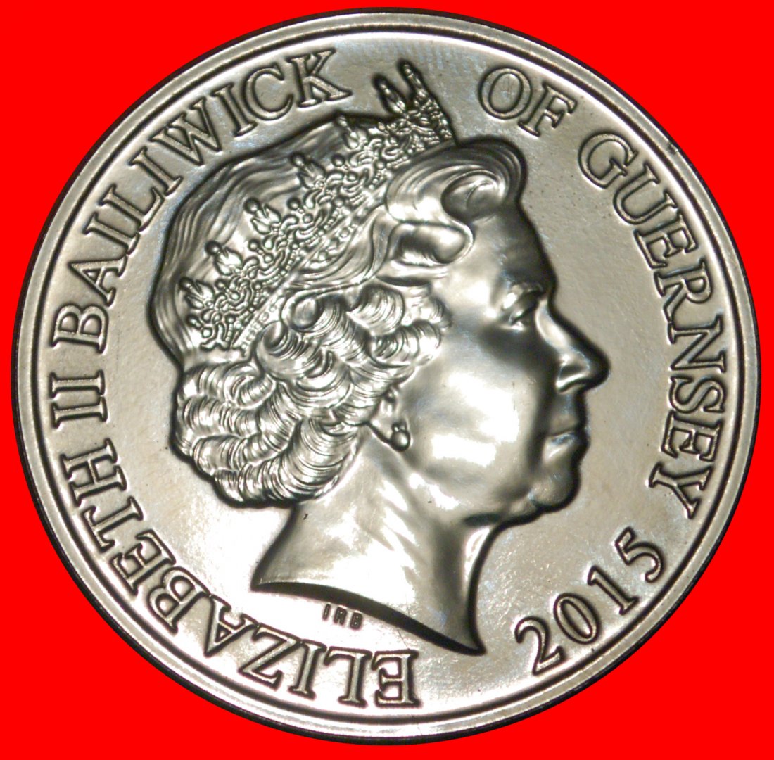  * GREAT BRITAIN WAR IS OVER: GUERNSEY ★ 5 POUNDS 2015 UNC!★LOW START★ NO RESERVE!   
