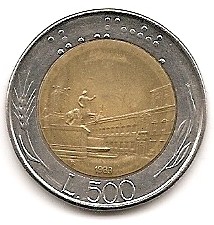  Italien 500 Lira 1983 #157   