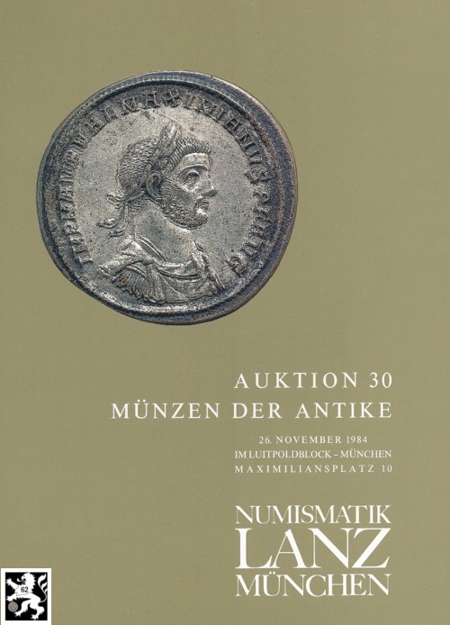  Lanz ( München ) Auktion 30 (1984) ANTIKE - Römische Republik & Kaiserzeit ,Griechen ,Kelten ,Byzanz   