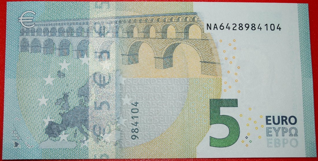  * NEW EUROPE russian TYPE: AUSTRIA ★ 5 EURO 2013 PREFIX NA N014D6! UNC CRISP ★LOW START★ NO RESERVE!   