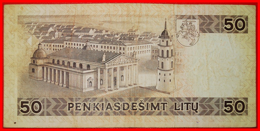  * CHRISTIANITY: lithuania (ex. USSR, russia) ★ 50 LITS 1993 CRISP!★LOW START★ NO RESERVE!   