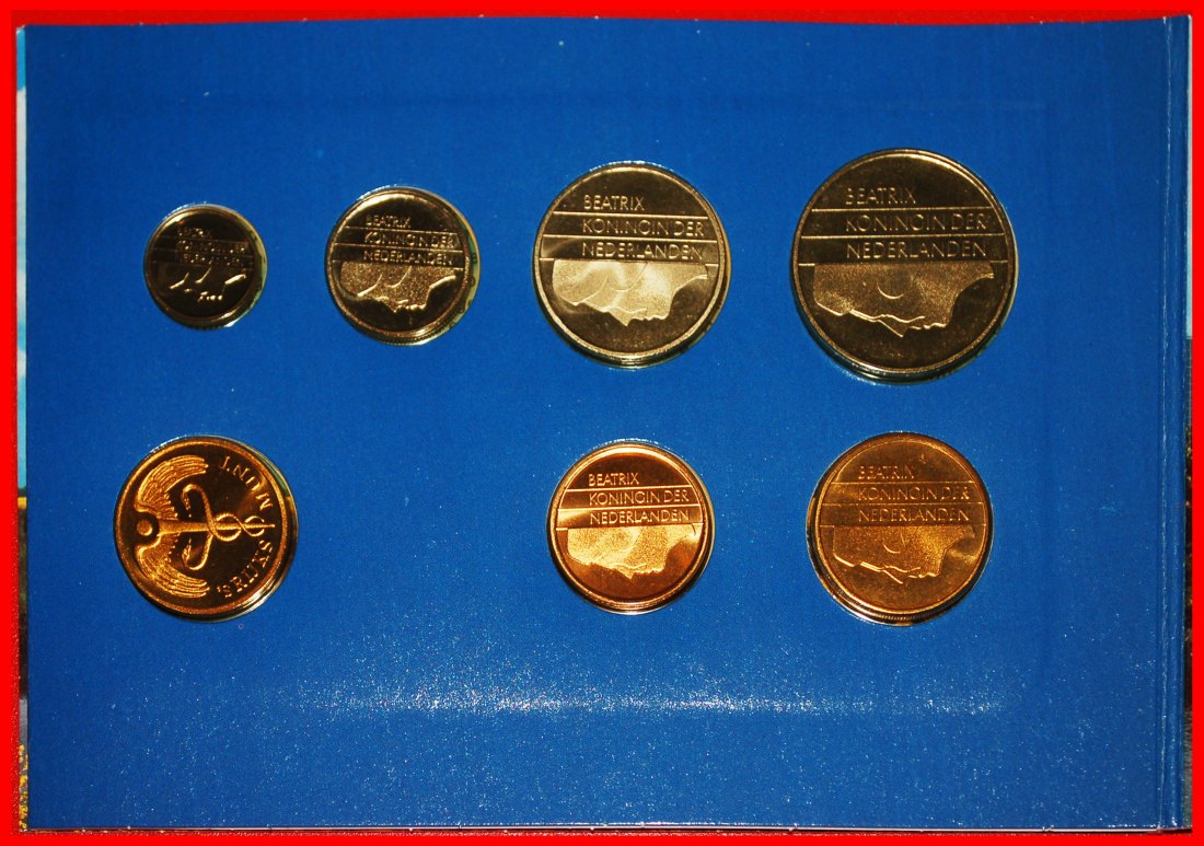  * BEATRIX 1980-2013: NETHERLANDS★MINT SET 1988 6 COINS + MEDAL GRONINGEN★LOW START★ NO RESERVE!   