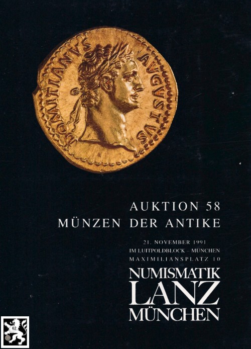  Lanz ( München ) Auktion 58 (1991) ANTIKE - Römische Republik & Kaiserzeit ,Griechen ,Kelten ,Byzanz   