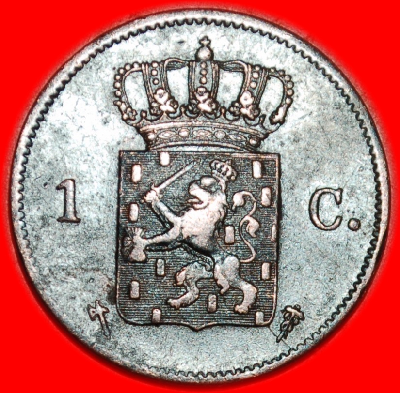  * UNGEWÖHNLICH (1860-1877): NIEDERLANDE ★ 1 CENT 1876! WILHELM III. (1849-1890)   OHNE VORBEHALT!   