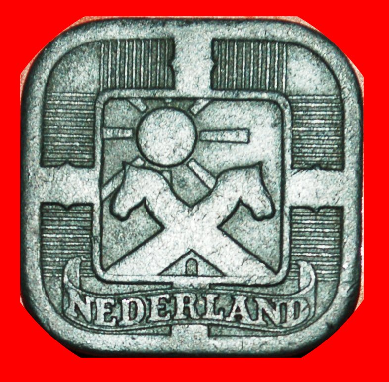  * OCCUPATION by GERMANY SUN (1941-1943): NETHERLANDS ★ 5 CENTS 1941! ERROR★LOW START ★ NO RESERVE!   