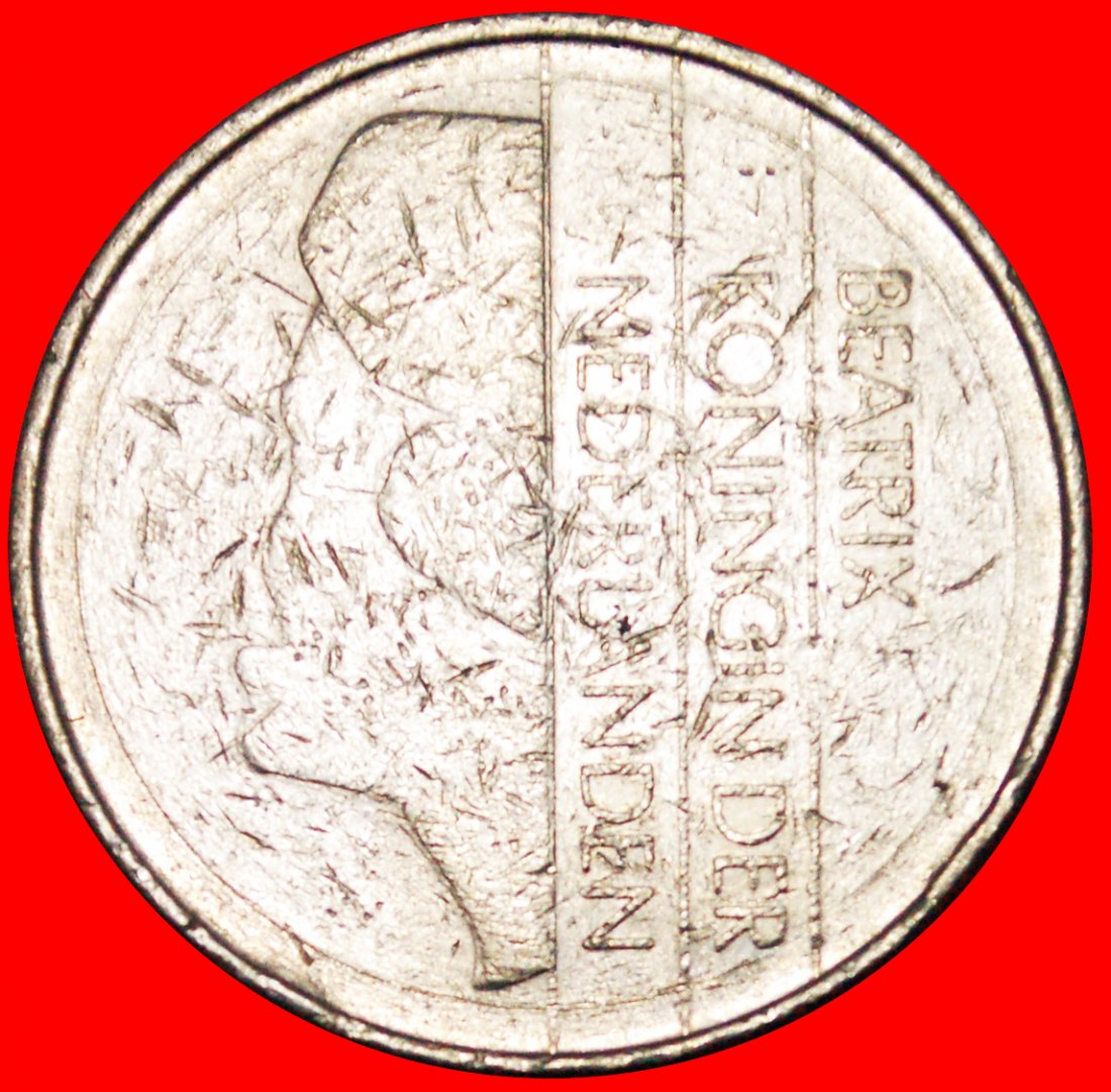  * PORTRÄT DEXTER: NIEDERLANDE ★ 2 1/2 GULDEN 1984! BEATRIX (1980-2013) OHNE VORBEHALT!   