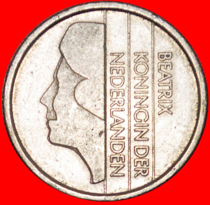* PORTRAIT DEXTER: NETHERLANDS ★ 25 CENTS 1987! BEATRIX (1980-2013) ★LOW START ★ NO RESERVE!