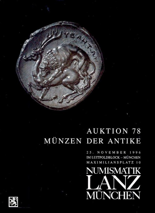  Lanz ( München ) Auktion 78 (1996) ANTIKE - Römische Republik & Kaiserzeit ,Griechen ,Kelten ,Byzanz   