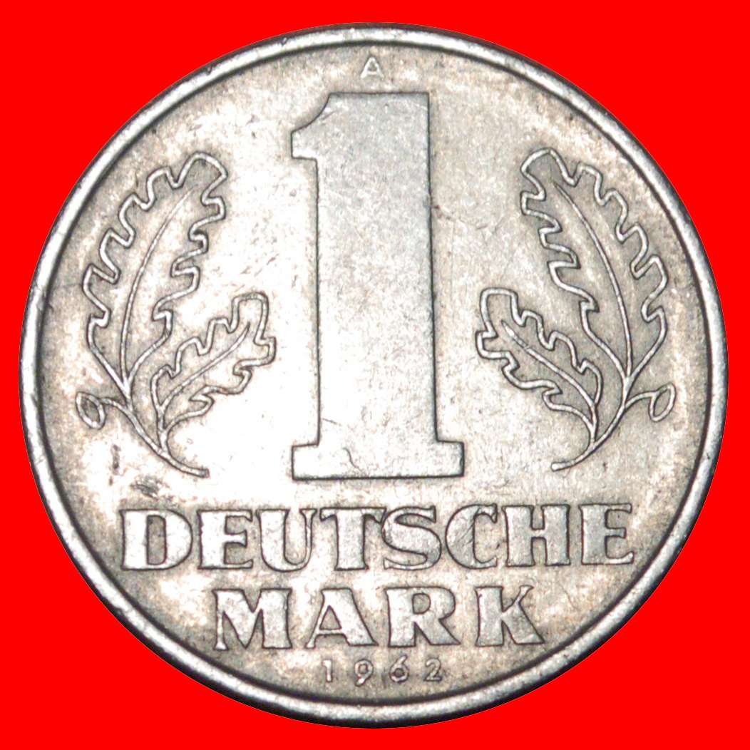  * DEUTSCHE MARK (1956-1963)★ DEUTSCHLAND ★ 1 MARK 1962A! ENTDECKUNG MÜNZE! OHNE VORBEHALT!   