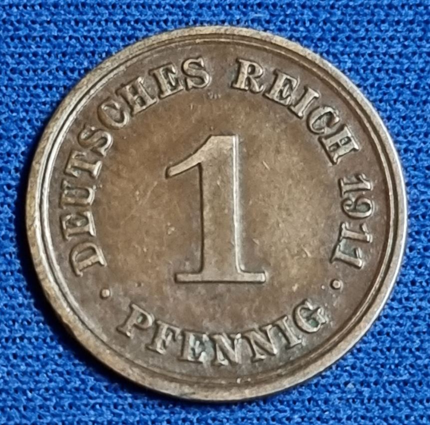  1439(3) 1 Pfennig (Kaiserreich) 1911/E in vz ...................................... von Berlin_coins   