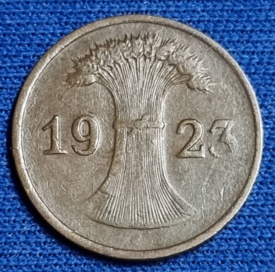  1469(6) 1 Rentenpfennig (Deutschland) 1923/E (Schwache Prägung) in ss ............. von Berlin_coins   