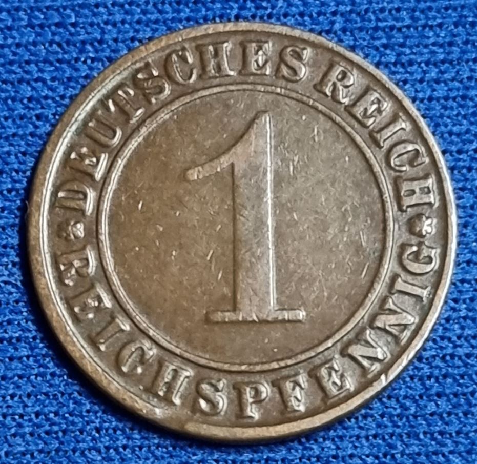 1486(3) 1 Reichspfennig (Weimarer Republik) 1925/G in ss .......................... von Berlin_coins   