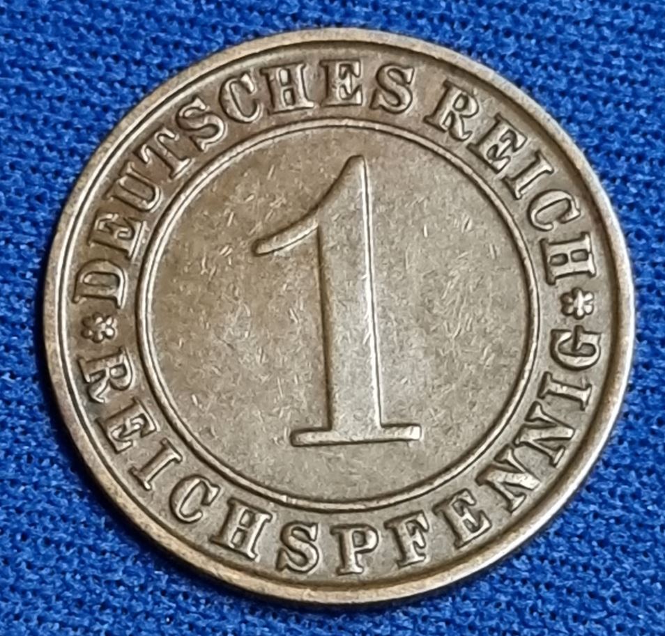  1498(4) 1 Reichspfennig (Weimarer Republik) 1929/D in ss-vz ....................... von Berlin_coins   