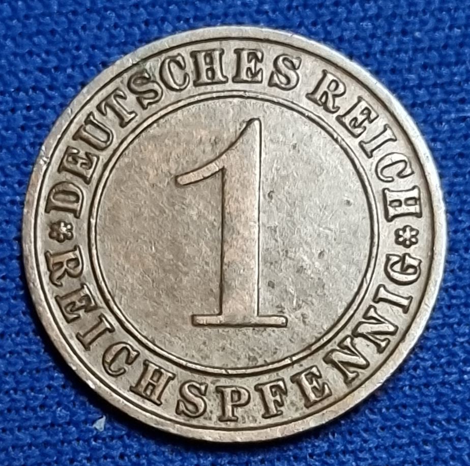 1524(4) 1 Reichspfennig (Weimarer Republik) 1935/F in vz .......................... von Berlin_coins